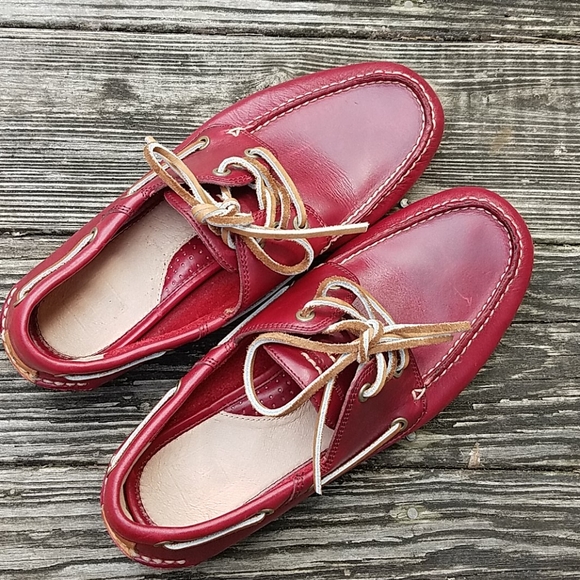 Frye Sully Leather Boat Docksider Lace 